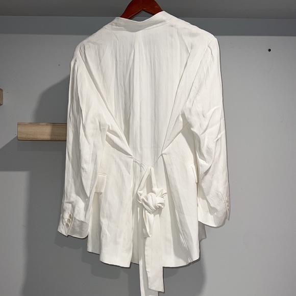 Zara white blazer‎ jacket NWT - Picture 3 of 3